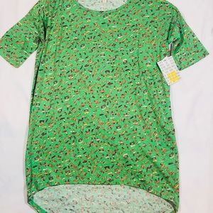 LuLaRoe Green Irma Size XXS